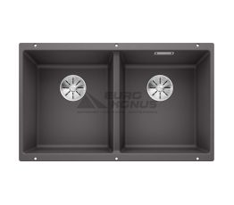 BLANCO Мойка под столешницу для кухни SUBLINE 350/350-U без крыла темная скала (523575)